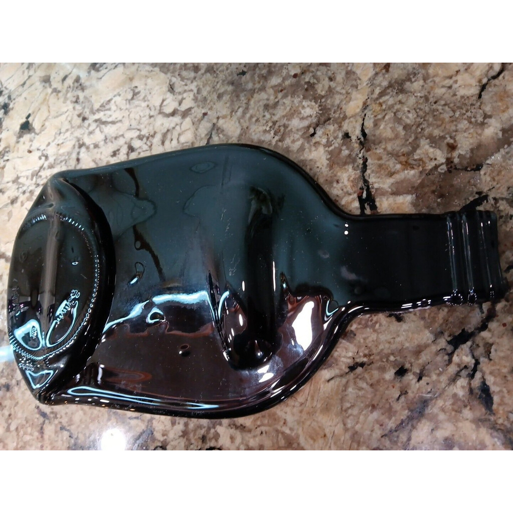 1870 Flat Black Glass Bottle For Displaying Food Serving charcuterie Tray Decor - Picture 10 of 16
